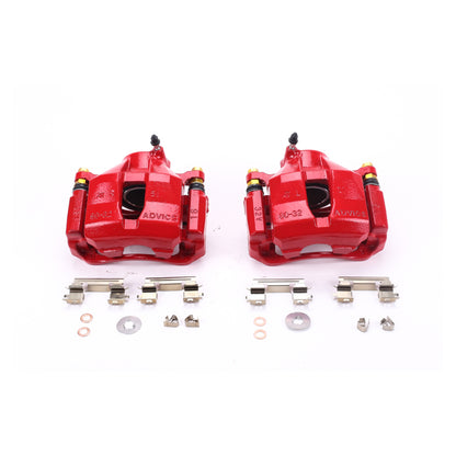 Power Stop 2006 Lexus GS300 Front Red Calipers w/Brackets - Pair