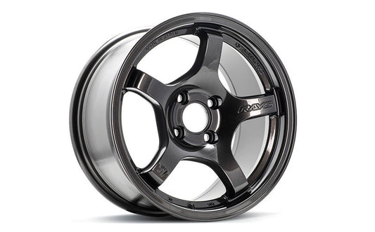 Gram Lights 57CR 15x8.0 +28 4x100 Super Dark Gunmetal Wheel