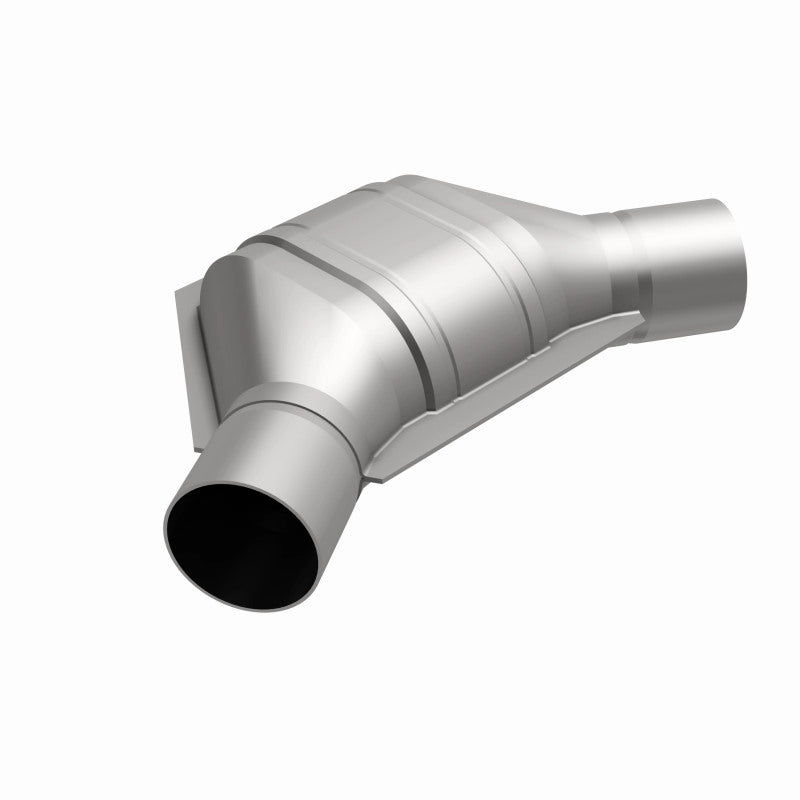 MagnaFlow Universal Catalytic Converter 2 inch Angled O/O PC2 Front