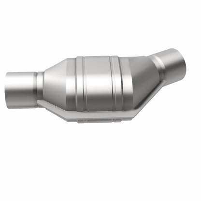 MagnaFlow Universal Catalytic Converter 2in Inlet/Outlet Angled Offset/Center Oval (California)