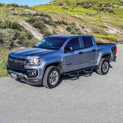 Westin 15-22 Chevrolet Colorado / GMC Canyon Crew Cab Outlaw Nerf Step Bars - Textured Black