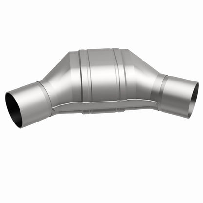 MagnaFlow Universal Catalytic Converter 2.25 Angled In/Out Front CA