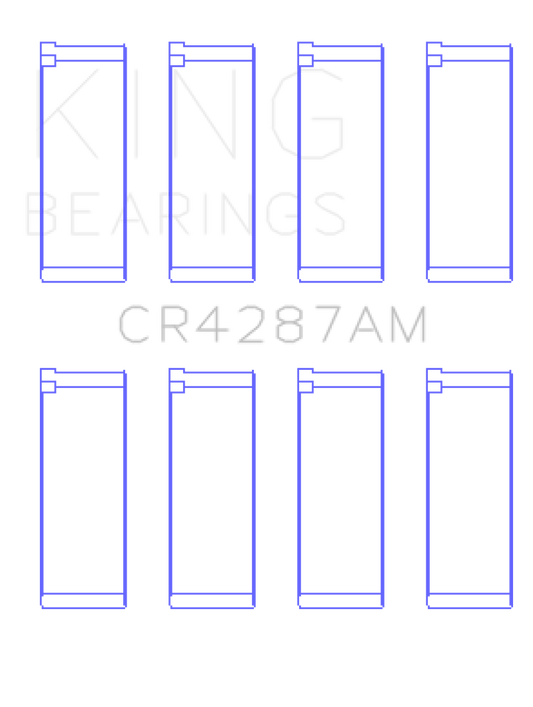 King Engine Bearings Acura B18C1/B18C5 L4 / Honda 110CI DOHC (Size +0.50) Rod Bearing Set