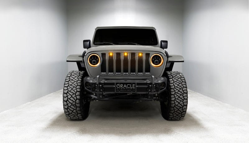 Oracle Jeep Wrangler JL/Gladiator JT 7in. High Powered LED Headlights (Pair) - Dynamic