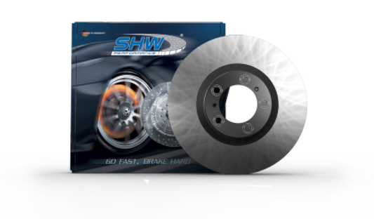 SHW 19-22 Porsche Macan 2.0L V6 Front Right Smooth Monobloc Brake Rotor (95B615302AB)