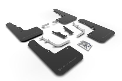 Rally Armor 20-26 Hyundai Venue Black Mud Flap Grey Logo