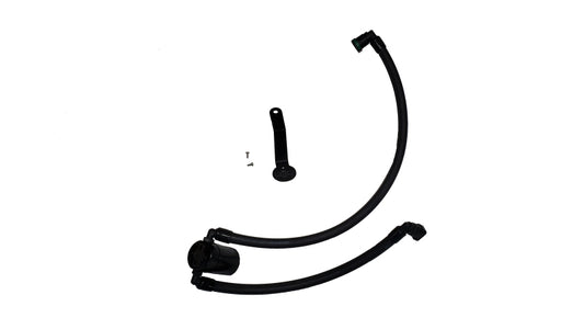 J&amp;L 2024-2025 Ford Mustang 5.0L Oil Separator 3.0 PCV Side - Black Anodized