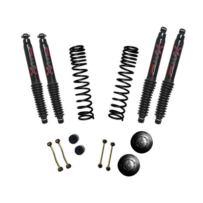 Skyjacker 2.5in GLAD DSL RUB Long Travel SP Black MAX