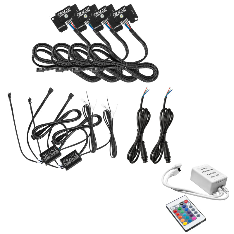 Oracle Jeep Wrangler JL/JT RGB+W Headlight DRL  Kit - ColorSHIFT w/ Simple Controller