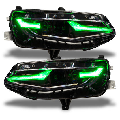 Oracle 19-21 Chevy Camaro LS/LT RGB+A Headlight DRL  Kit - ColorSHIFT w/ 2.0 Controller