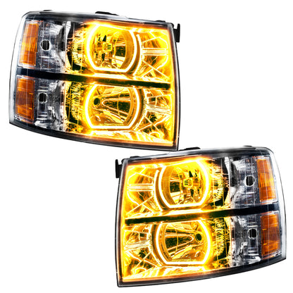 Oracle 07-13 Chevrolet Silverado SMD HL - Square - ColorSHIFT w/ BC1 Controller