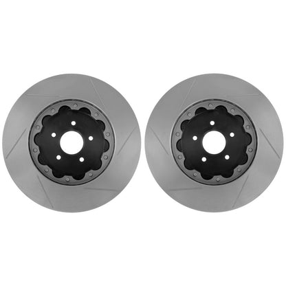 StopTech 10-15 Chevy Camaro SS / 12-13 Camaro ZL1 AeroRotor 2-piece Slotted Rear Rotor (Pair)