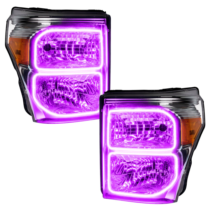 Oracle 11-16 Ford F250/350 LED HL - ColorSHIFT w/ BC1 Controller