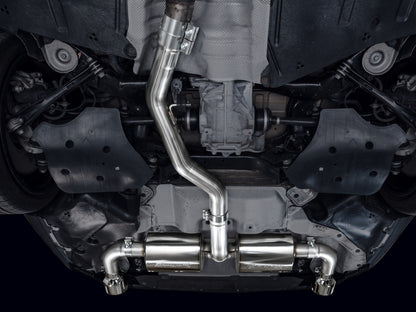 AWE Tuning 19-23 BMW 330i / 21-23 BMW 430i Base G2X Touring Axle-Back Exhaust - Chrome Silver