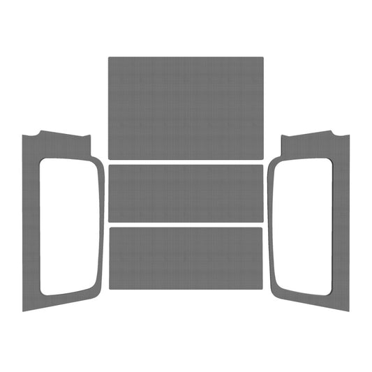 DEI 04-06 Jeep Wrangler LJ Unlimited Headliner Complete Kit - Gray