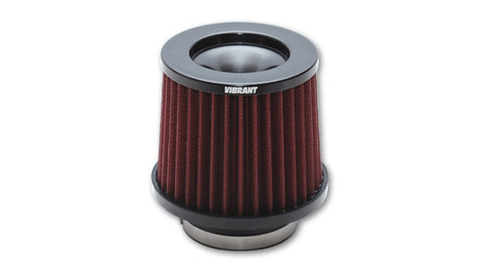 Vibrant - The Classic Performance Air Filter (5.25in O.D. Cone x 5in Tall x 4in inlet I.D.)