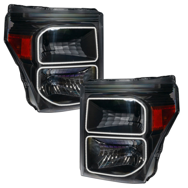 Oracle 11-16 Ford F250/350 LED HL - Black - White