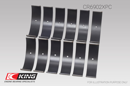 King Engine Bearings Nissan VQ35HR/VQ37VHR/VR30DTT (Size +.026) pMaxKote Rod Bearing Set