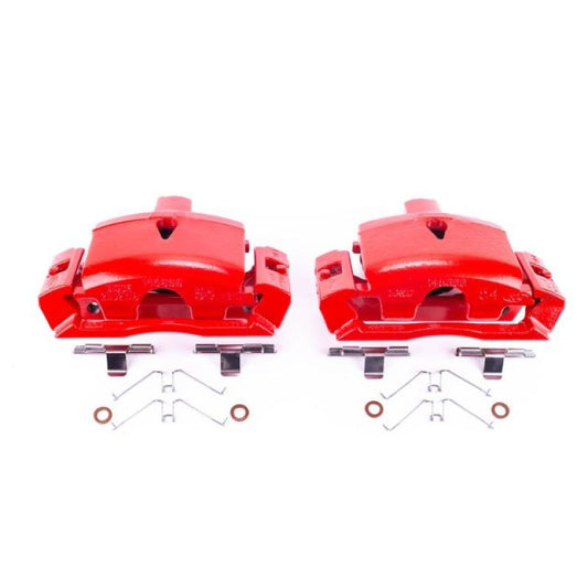 Power Stop 04-06 Ford E-150 Rear Red Calipers w/Brackets - Pair