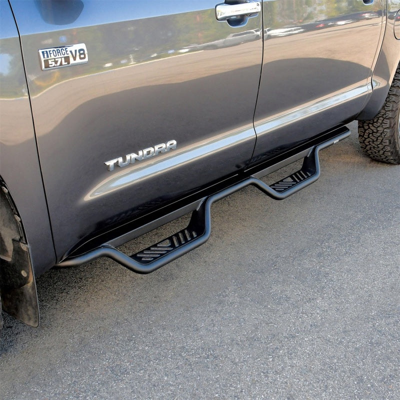 Westin 07-21 Toyota Tundra CrewMax Outlaw Drop Nerf Step Bars - Textured Black