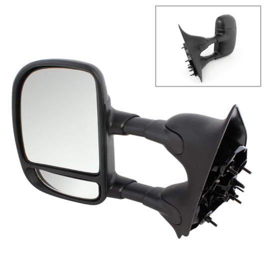 xTune Ford Superduty 02-07 Manual Extendable Manual Adjust Mirror Left MIR-FDSD99S-MA-L