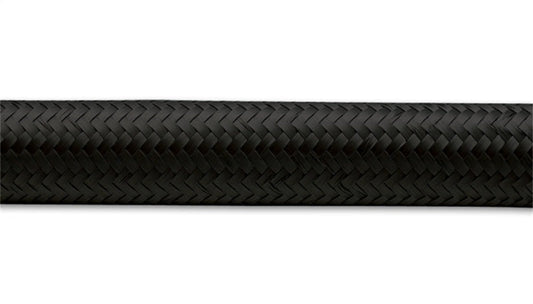 Vibrant -4 AN Black Nylon Braided Flex Hose (10 foot roll)