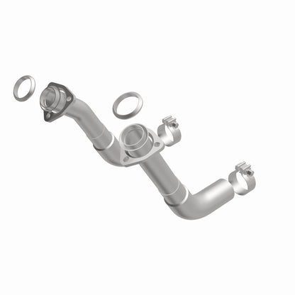 MagnaFlow 66-72 Chevy C10 Pickup V8 2-Piece Front Exhaust Pipe Kit (2in Tubing/Clamps/Inlet Flanges)