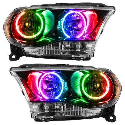 Oracle 11-13 Dodge Durango SMD HL Halogen - Black - ColorSHIFT