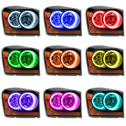 Oracle Dodge Durango 04-06 Halo Kit - ColorSHIFT w/ Simple Controller