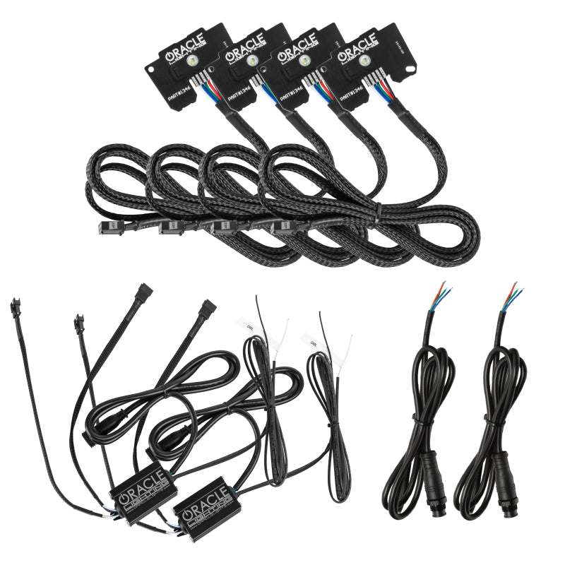 Oracle Jeep Wrangler JL/Gladiator JT RGB+W Headlight DRL Kit - ColorSHIFT w/o Controller