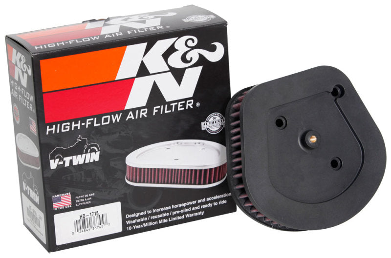 K&N 2018 Harley-Davidson FXLR Low Rider Replacement Drop In Air Filter