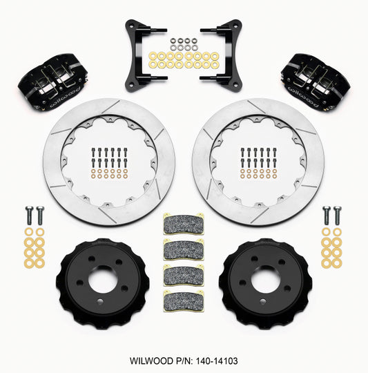 Wilwood Dynapro Radial Front Drag Kit 12.88 Vented 15-23 Mustang