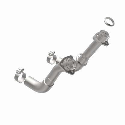 MagnaFlow 66-72 Chevy C10 Pickup V8 2-Piece Front Exhaust Pipe Kit (2in Tubing/Clamps/Inlet Flanges)