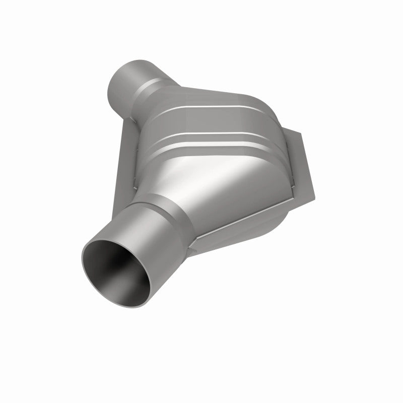 MagnaFlow Universal Catalytic Converter 2.25 Angled In/Out Front CA