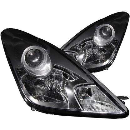 ANZO 2000-2005 Toyota Celica Projector Headlights Black