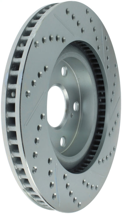 StopTech Select Sport 11-16 Toyota Avalon/ 11-17 Camry SportStop Slotted & Drilled Right Front Rotor