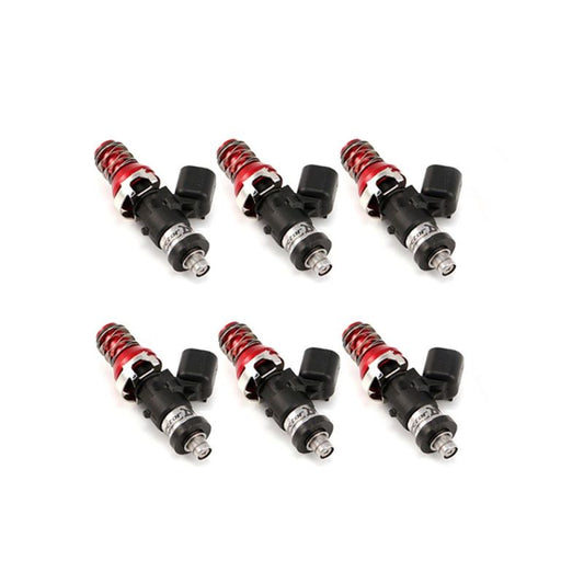 Injector Dynamics ID1050X Injectors - 48mm Length - Mach Top to 11mm - Denso Low Cushion (Set of 6)
