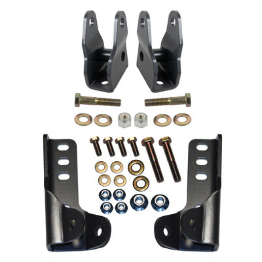 Synergy 07-18 Jeep Wrangler JK/JKU Front Lower Shock Extension Brackets