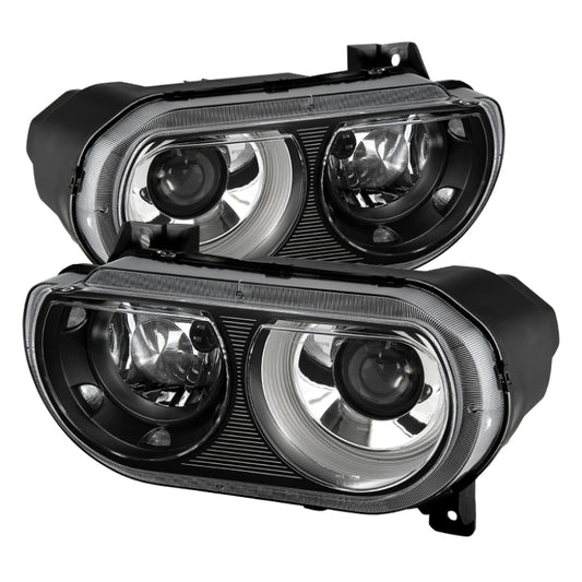 xTune Dodge Challenger 08-14 Xenon Hid Model Only Projector Headlamps Black HD-JH-DCHAL08-HID-BK