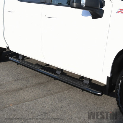 Westin 2019-2026 Chevy Silverado/Sierra 1500 Crew Cab Non LD PRO TRAXX 4 Oval Nerf Step Bars - Black