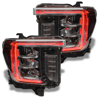 Oracle 20-21 GMC Sierra 2500/3500 HD RGB+W Headlight DRL Kit - ColorSHIFT w/o Controller