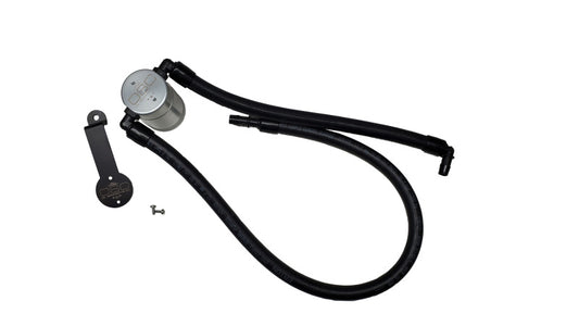 J&amp;L 2021-2025 Jeep Wrangler 392 Oil Separator 3.0 Passenger Side - Clear Anodized