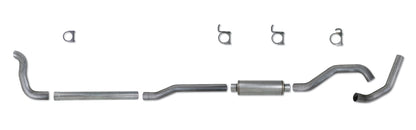 Diamond Eye KIT 4in Turbo Back SGL AL: 2-WHEEL DRIVE ONLY 89-93 DODGE CUMMINS 5.9L