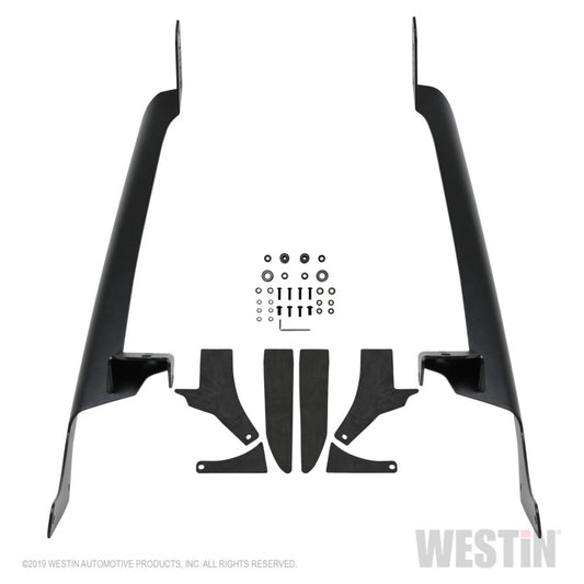 Westin 18-19 Jeep Wrangler Pillar LED Light Mount - Textured Black