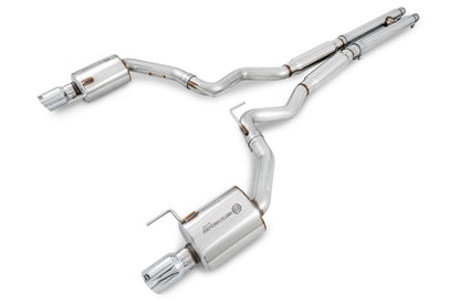 AWE Tuning S550 Mustang GT Cat-Back Exhaust - Touring Edition (Chrome Silver Tips)