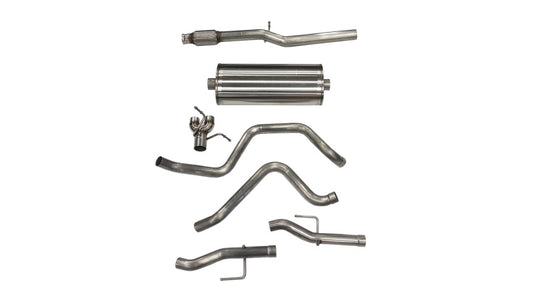 Corsa 19-23 Chevy Silverado /GMC Sierra 6.2L Crew Cab Stnd Bed (157in) Cat-Back Dual Rear No Tip