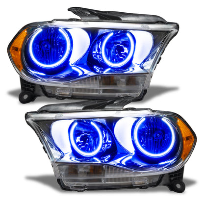 Oracle 11-13 Dodge Durango SMD HL Halogen - Chrome - Blue