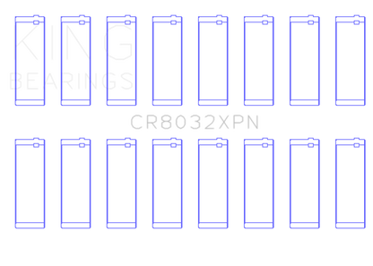 King Engine Bearings Chrysler 345, 370 16v (Size +.25) Connecting Rod Bearing Set