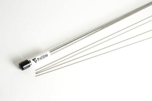 Ticon Industries 39in Length 1/2lb 2.2mm/.087in Filler Diameter CP1 Titanium Filler Rod