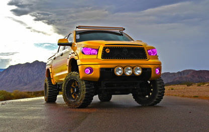 Oracle 07-11 Toyota Tundra Pre-Assembled Headlights - Black Housing - w/ BC1 Controller